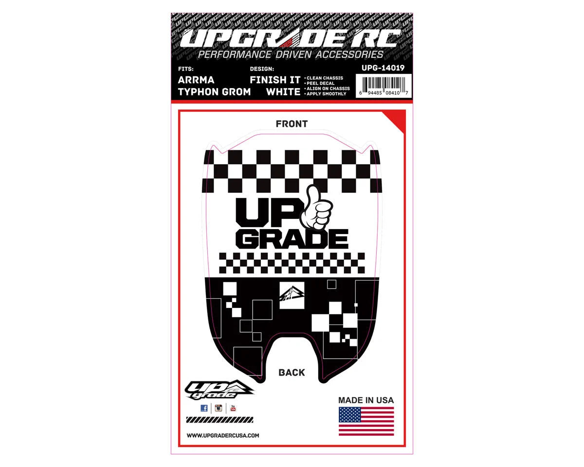 UpGrade RC Chassis Protector for ARRMA™ Typhon Grom (Multiple Styles Available) Amain Hobbies