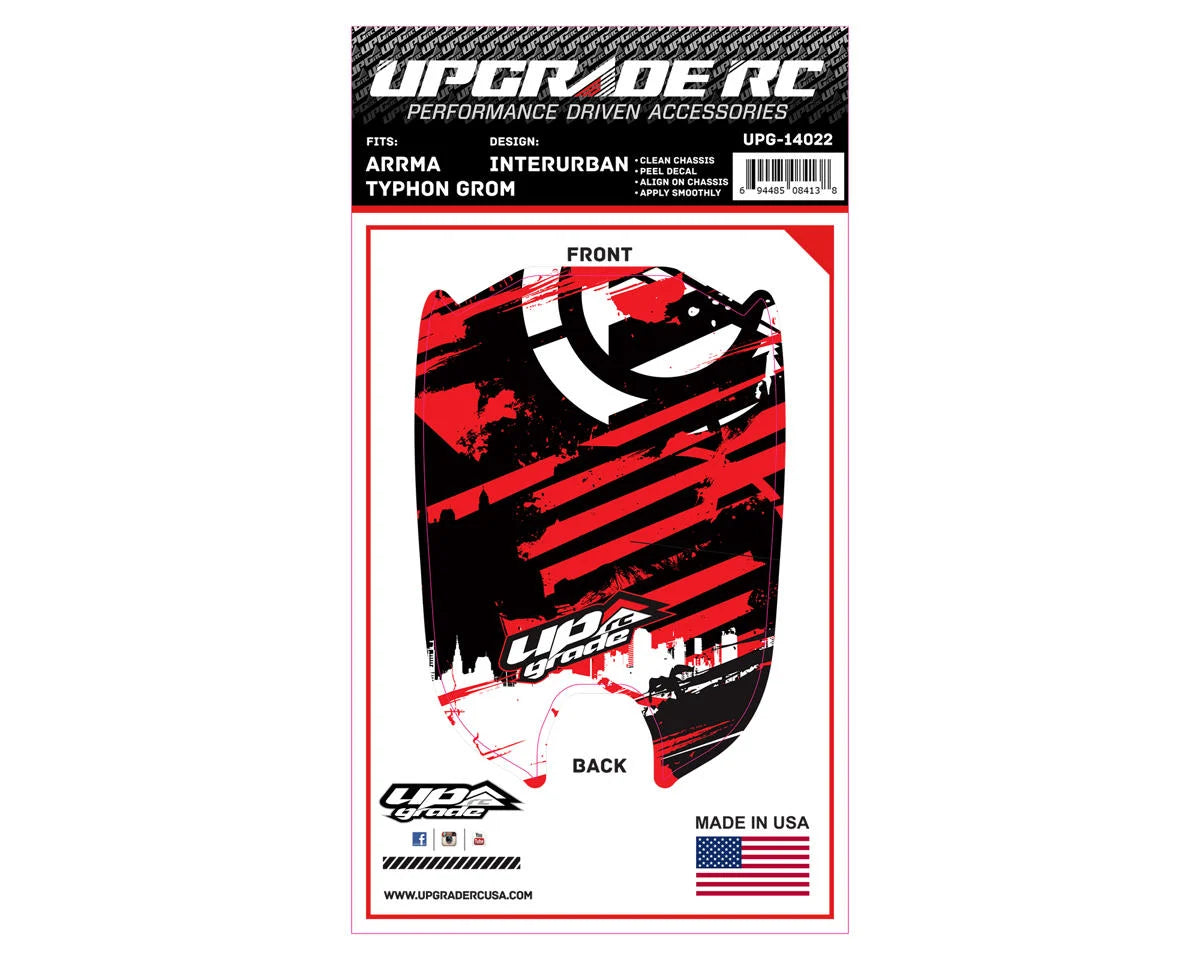 UpGrade RC Chassis Protector for ARRMA™ Typhon Grom (Multiple Styles Available) Amain Hobbies