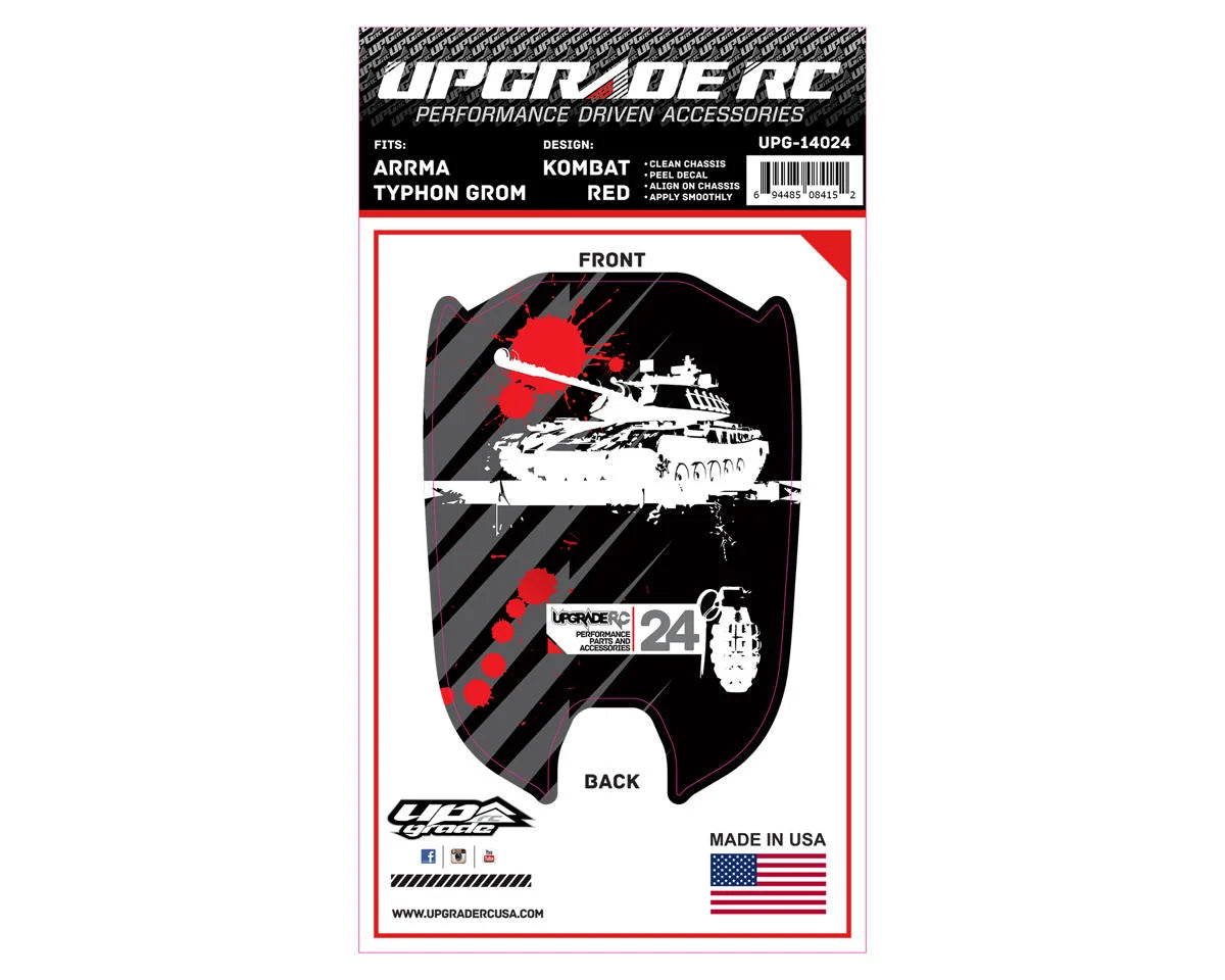 UpGrade RC Chassis Protector for ARRMA™ Typhon Grom (Multiple Styles Available) Amain Hobbies