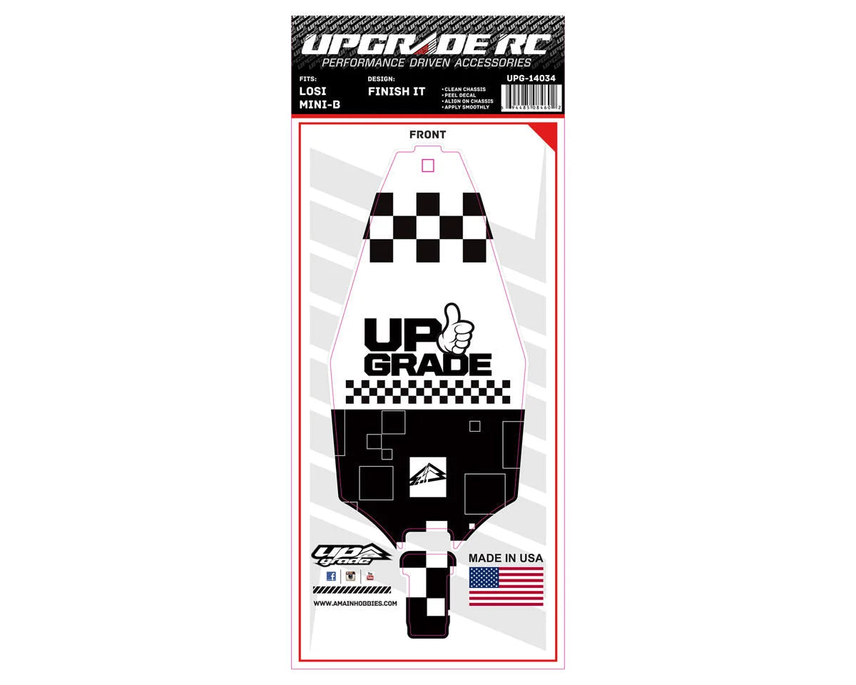 UpGrade RC Chassis Protector for Losi™ Mini-B (Multiple Styles Available) Amain Hobbies