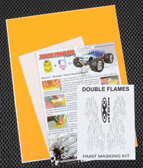 XXX Main Racing: Double Flames Paint Mask HRP