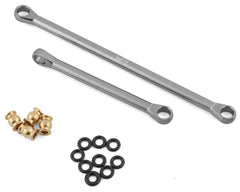 Yeah Racing UTB18 Capra Aluminum Steering Links (Gunmetal) (2) (YEA-AXCP-013GM) Yeah Racing