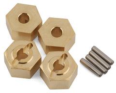 Yeah Racing UTB18 Capra Brass Hex Adapter (4) (6g) (YEA-AXCP-019GD) Yeah Racing