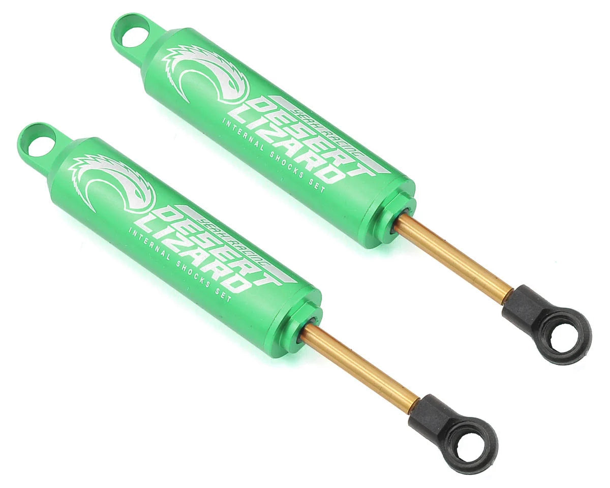 Yeah Racing 90mm Desert Lizard Two Stage Internal Spring Shock (2) (Green) (YEA-DDL-090GN) Yeah Racing