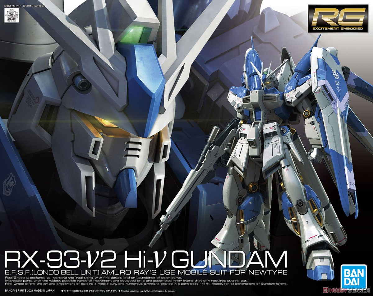 Bandai 1:144 RG #36 Hi-ν Gundam "Beltorchika's Children" (BAN2555540) Hobby Tyme