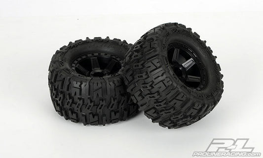 Pro-Line Trencher 2.8" All Terrain Tires Mounted for Nitro Stampede Rear (PRO117012) Horizon Hobby