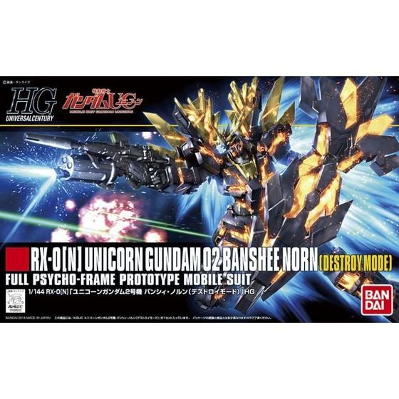 Bandai 1:144 HGUC #175 Unicorn Gundam 02 Banshee Norn (Destroy Mode) (BAN2246116) Hobby Tyme