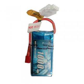 Gens Ace 11.1V 45C 3S 1000mAh Lipo Battery Pack with Deans Plug GensTattu