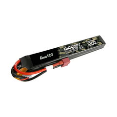 Gens Ace 25C 1200mAh 3S1P 11.1V 2X Airsoft Gun Battery with Dean Plug (GEA12003S25D2) GensTattu