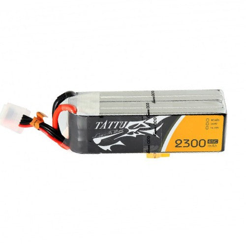 Tattu 2300 mAh 45C 4S1P Lipo Battery Pack w/ XT60 Plug GensTattu