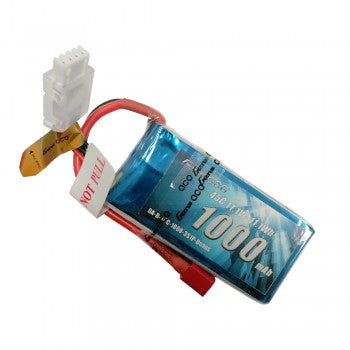 Gens Ace 11.1V 45C 3S 1000mAh Lipo Battery Pack with Deans Plug GensTattu