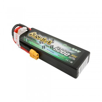 Gens Ace Bashing Series 5200mAh 7.4V 2S1P 35C car Lipo Battery Pack Hardcase 24# with XT60 Plug GensTattu