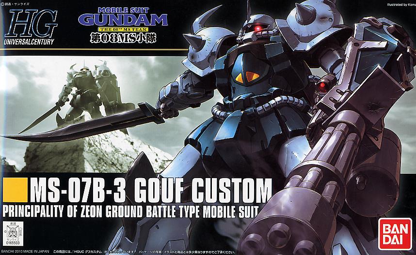 Bandai 1:144 HGUC #117 MS-07B Gouf Custom (BAN2101619) Hobby Tyme