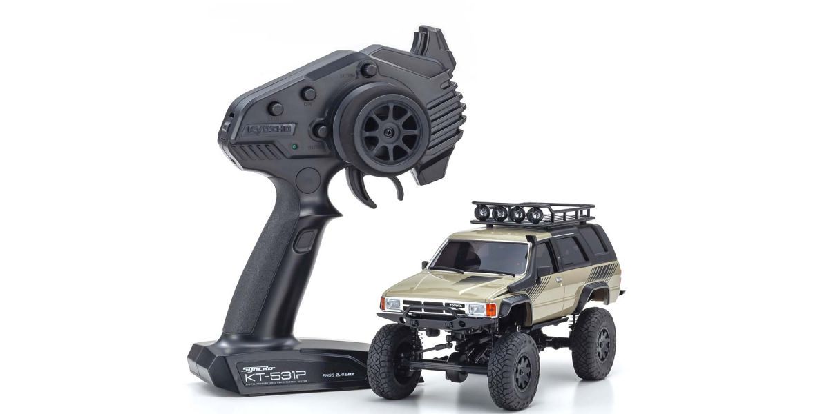 Kyosho MINI-Z 4×4 Series Ready Set Toyota 4 Runner(Hilux Surf) with Accessory parts Quick Sand (32524SY) Kyosho America