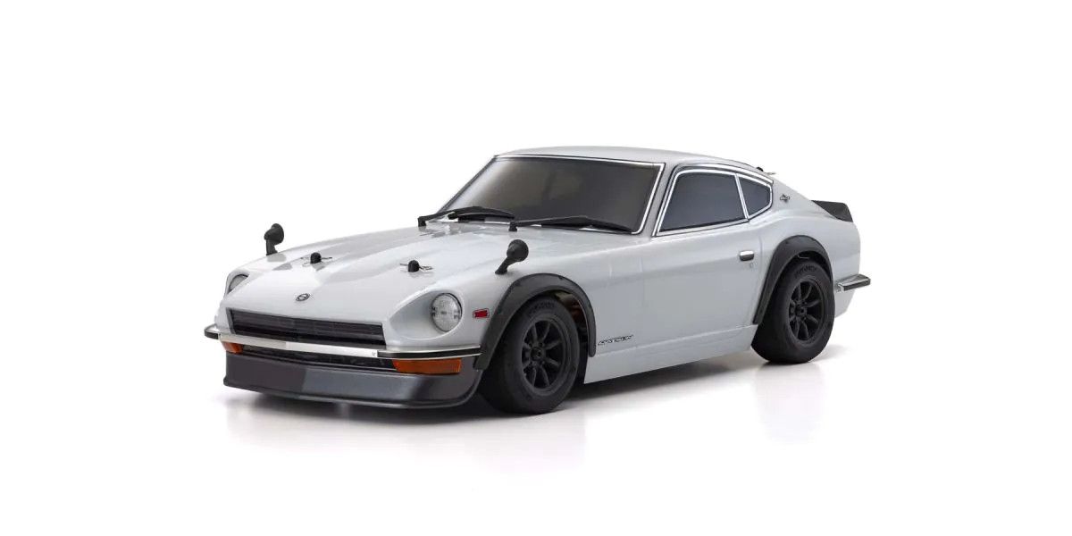 Kyosho 1/10 Scale Radio Controlled Electric Powered 4WD FAZER Mk2 FZ02 Series Readyset 1971 DATSUN 240Z Tuned Ver. White (34427T1) Kyosho America