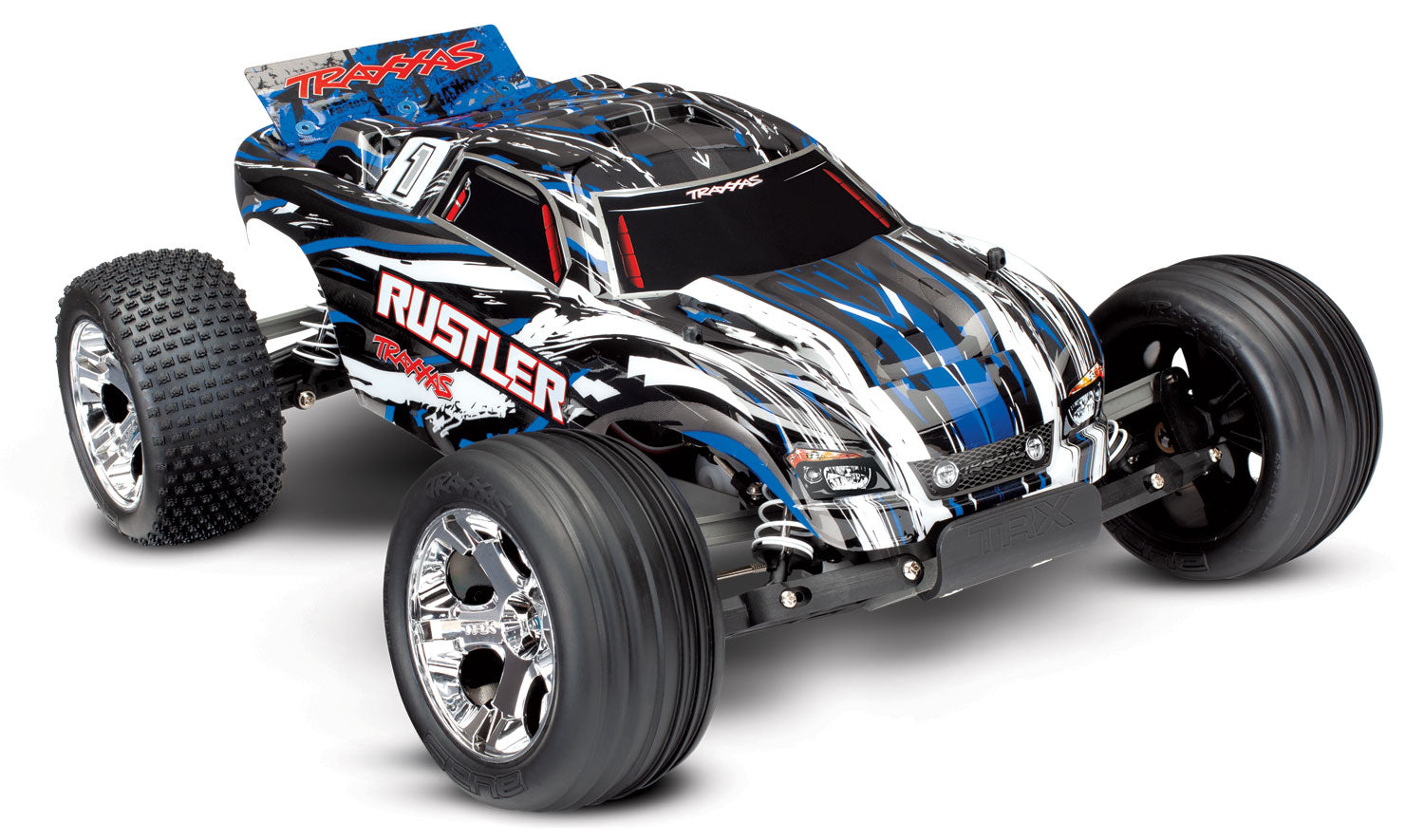 Traxxas Rustler 1/10 Scale 2WD Stadium Truck RTR With Battery And Charger (37054-1) TRAXXAS