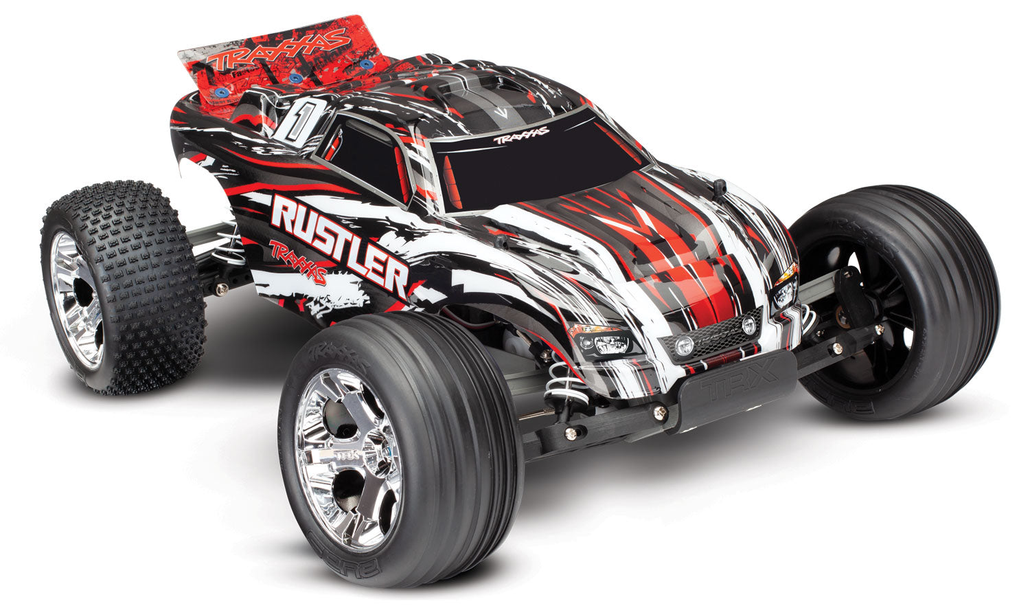 Traxxas Rustler 1/10 Scale 2WD Stadium Truck RTR With Battery And Charger (37054-1) TRAXXAS