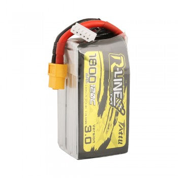 Tattu R-Line Version 3.0 1800mAh 14.8V 120C 4S1P Lipo Battery Pack with XT60 Plug GensTattu
