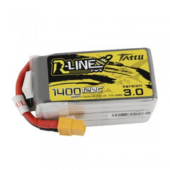 Tattu R-Line Version 3.0 1400mAh 22.2V 120C 6S1P Lipo Battery Pack with XT60 Plug GensTattu