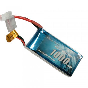 Gens Ace 11.1V 45C 3S 1000mAh Lipo Battery Pack with Deans Plug GensTattu
