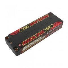 Gens Ace Redline Series 6000mAh 7.6V 130C 2S2P HardCase HV Lipo Battery GensTattu