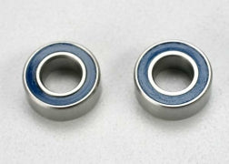 Traxxas Ball bearings, blue rubber sealed (5x10x4mm) (2) (5115)