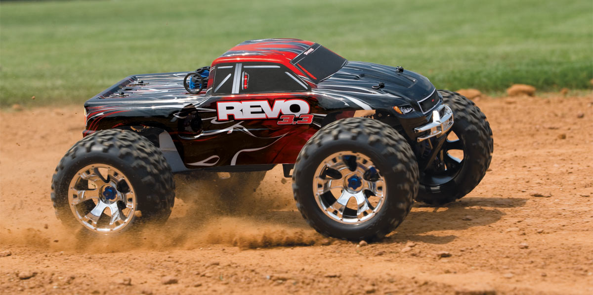 Traxxas Revo 3.3 1/10 Scale 4WD Nitro-Powered Monster Truck (53097-3) TRAXXAS