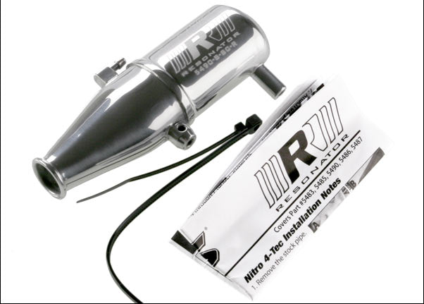Traxxas Tuned pipe, Resonator, R.O.A.R. Legal (5490) TRAXXAS