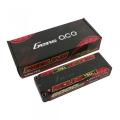 Gens Ace Redline Series 6000mAh 7.6V 130C 2S2P HardCase HV Lipo Battery GensTattu