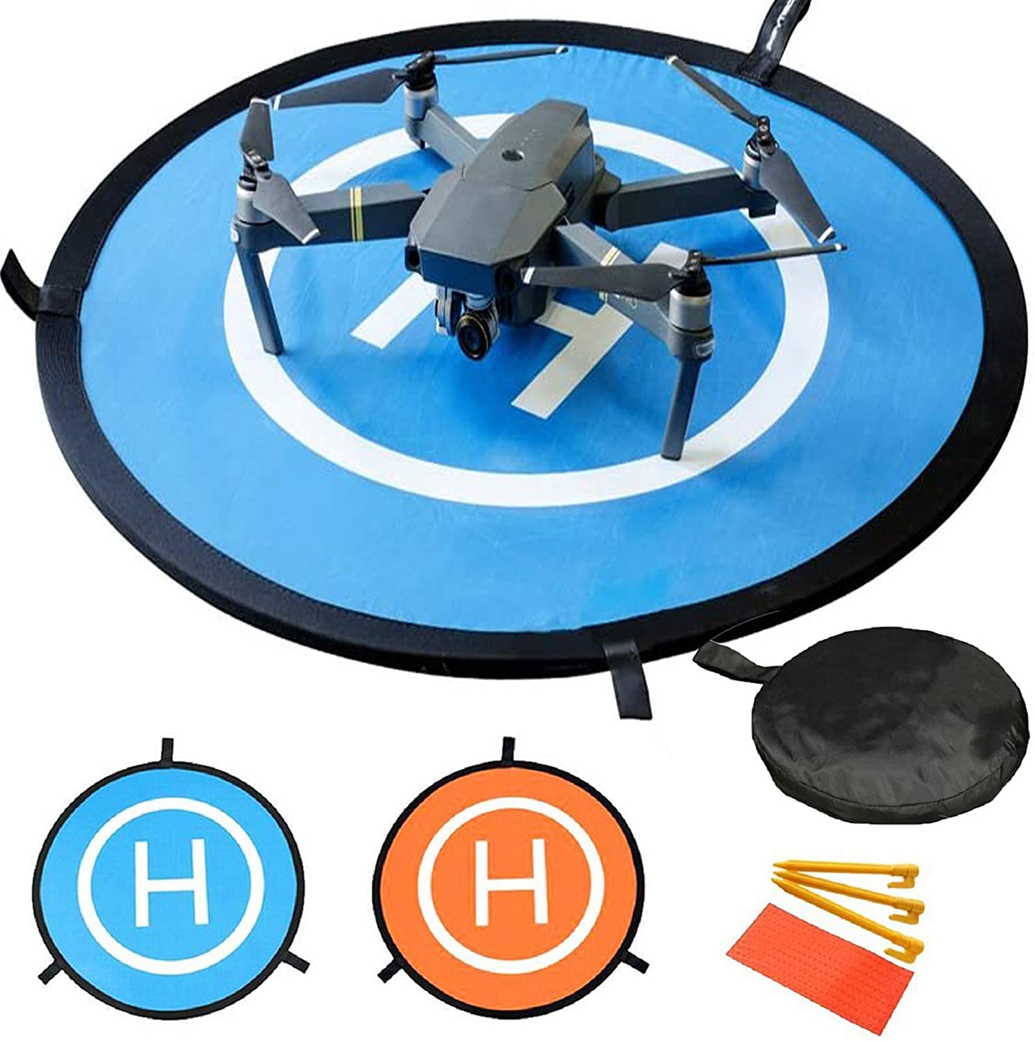 Drone Landing Pad ,Helicopter Landig Mat Waterproof Portable Foldable (LP2002) Amazon