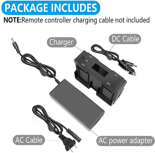 DJI Mavic 2 Zoom/Pro and Remote Controller,5 in 1 Charging Hub with Charging,Discharging and Storage Charging Amazon