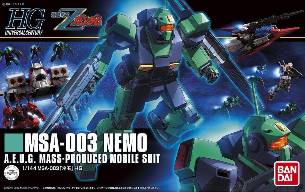 Bandai 1:144 HGUC #150 MSA-003 Nemo (BAN2169626) Hobby Tyme