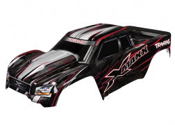 Traxxas Body, X-Maxx®, Red (painted, decals applied) (7711R) TRAXXAS