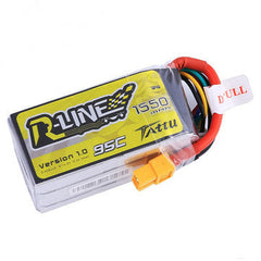 Tattu R-Line 1550mah 4S 95C Lipo Battery With XT60 Plug For FPV Racing Drones GensTattu