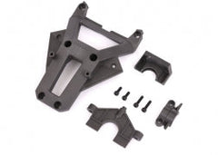 Traxxas Servo mount/ bulkhead cover/ chassis brace/ steering cover/ 3x12mm CS (2)/ 3x8mm CS (2) (7820) TRAXXAS