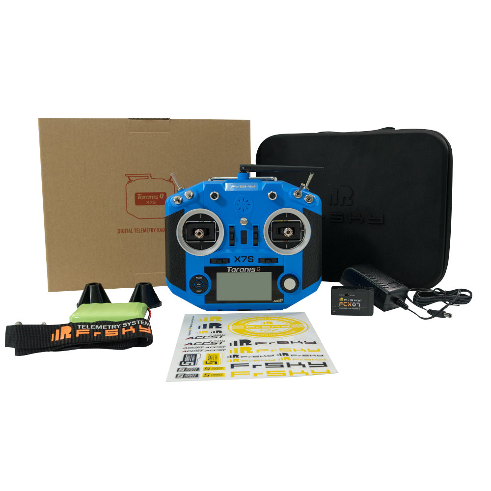 FrSky Taranis Q X7S Radio w/ Upgraded M7 Hall Sensor Gimbals (Carbon Fiber) FrSky RC, Inc
