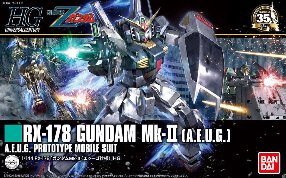 Bandai 1:144 HGUC #193 Gundam Mk-II (AEUG) (BAN2310611) Hobby Tyme