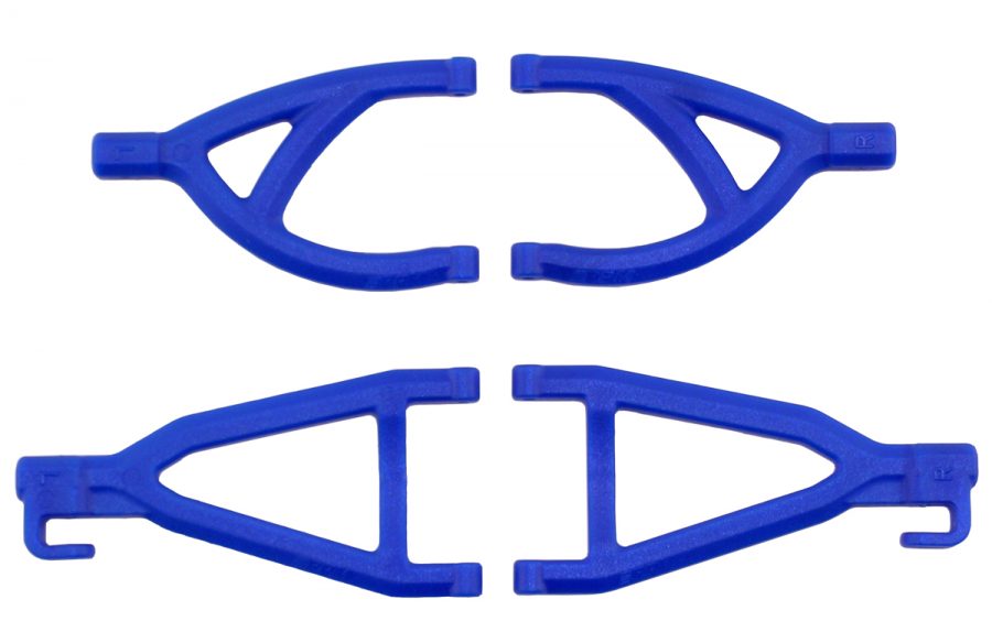 RPM Rear Up/Low A-arms, Blue: 1/16 ERV (RPM80605) Horizon Hobby