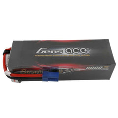 Gens Ace 8000mAh 14.8V 80C 4S2P Lipo Battery Pack with EC5 Plug GensTattu