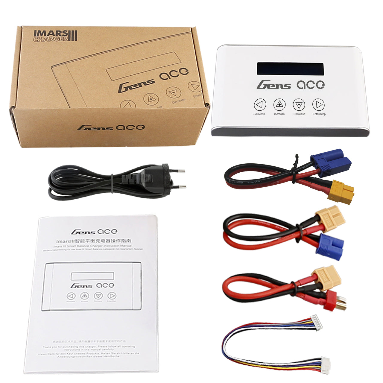 Gens Ace IMARS III PRO Smart Balance RC Battery Charger GensTattu