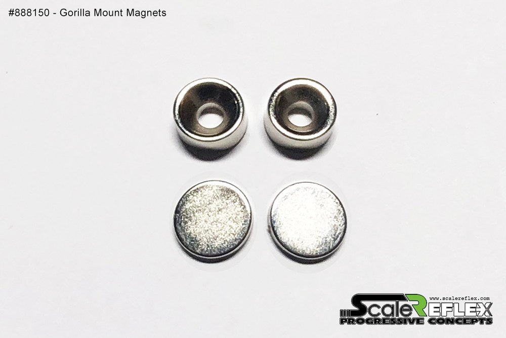 Gorilla Mount Magnets For 1/10 R/C Car Super-G