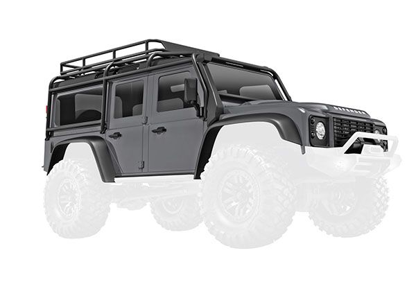 Traxxas Body, Land Rover® Defender®, (9712-SLVR) TRAXXAS