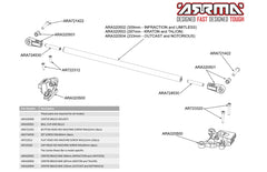 ARRMA Center Brace Mounts (ARA320500) Horizon Hobby