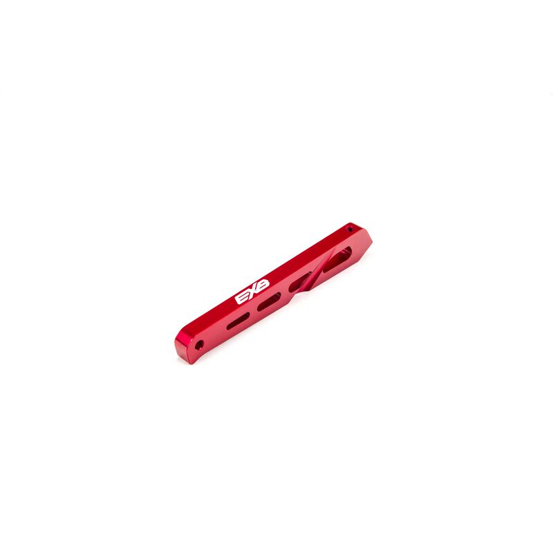 ARRMA Rear Center Aluminum Chassis Brace, 87mm Red: EXB (ARA320566) Horizon Hobby