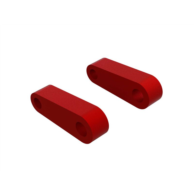 ARRMA Aluminum Fr Suspension Mounts, Red (2) (ARA330594) Horizon Hobby