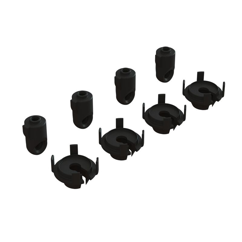 ARRMA Shock Rod End & Spring Perch Set (4 Shocks) (ARA330740) Horizon Hobby