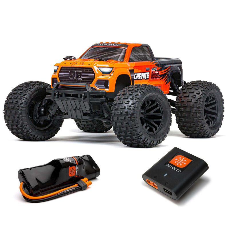 ARRMA 1/10 GRANITE 4X2 BOOST MEGA 550 Brushed Monster Truck RTR (ARA4102V4) Horizon Hobby