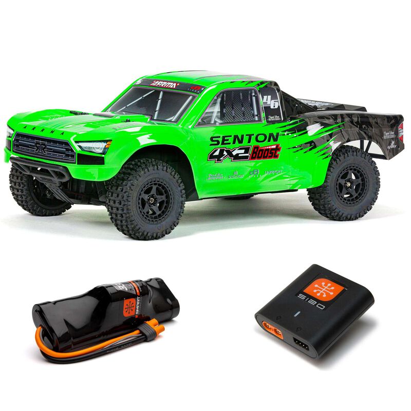 ARRMA 1/10 SENTON 4X2 BOOST MEGA 550 Brushed Short Course Truck RTR (ARA4103V) Horizon Hobby