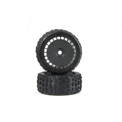 ARRMA dBoots Katar T Belted 6S Tire Set Glued (Blk) (2) (ARA550097) Horizon Hobby