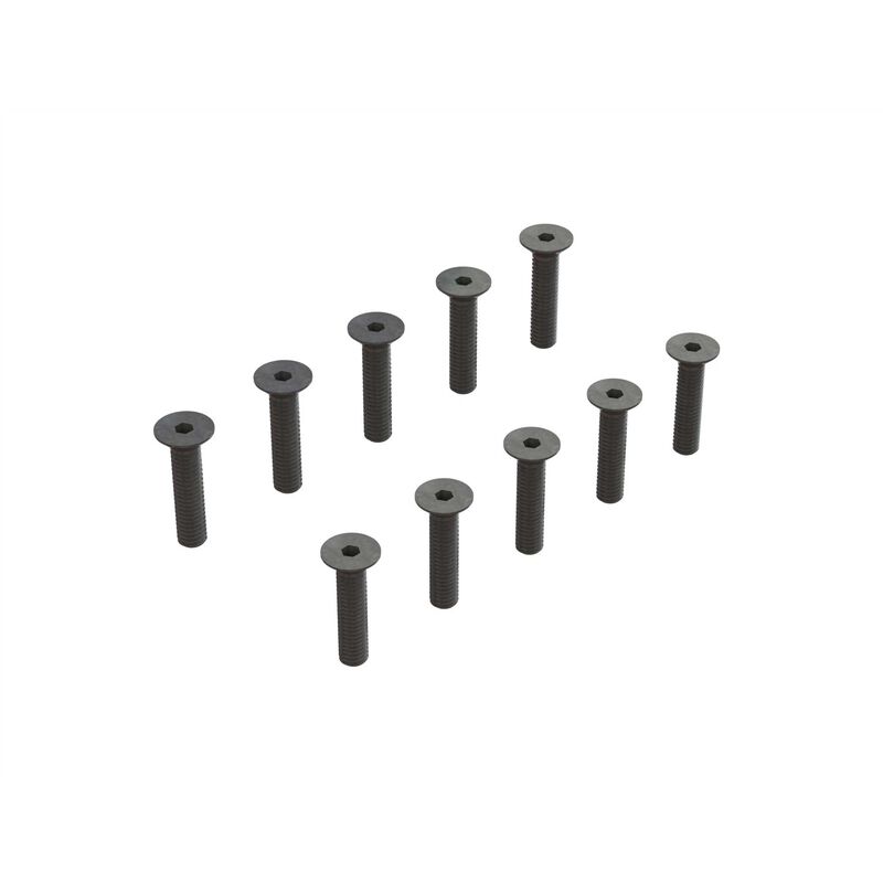 ARRMA Flat Head Hex Machine Screw, M3.5x16mm (10) (ARA703016) Horizon Hobby